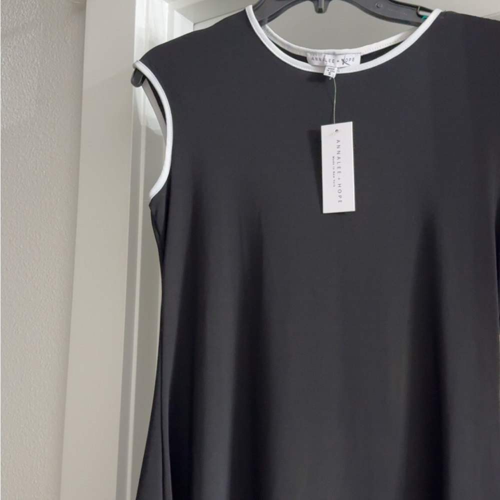 NWT Annalee + Hope Black Sleeveless Dress | S
